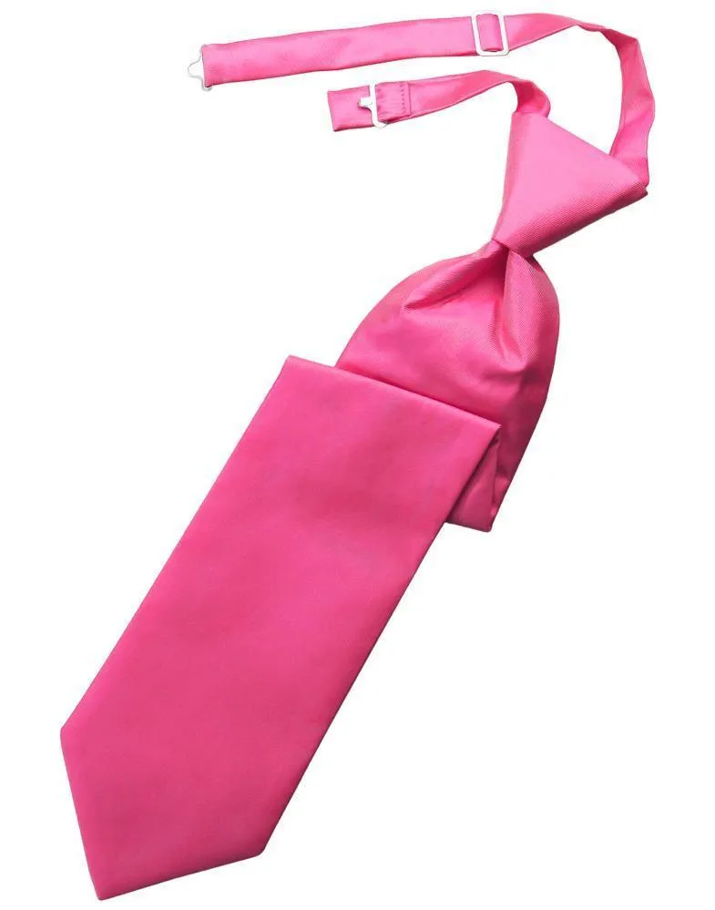 Fuchsia Solid Twill Windsor Tie