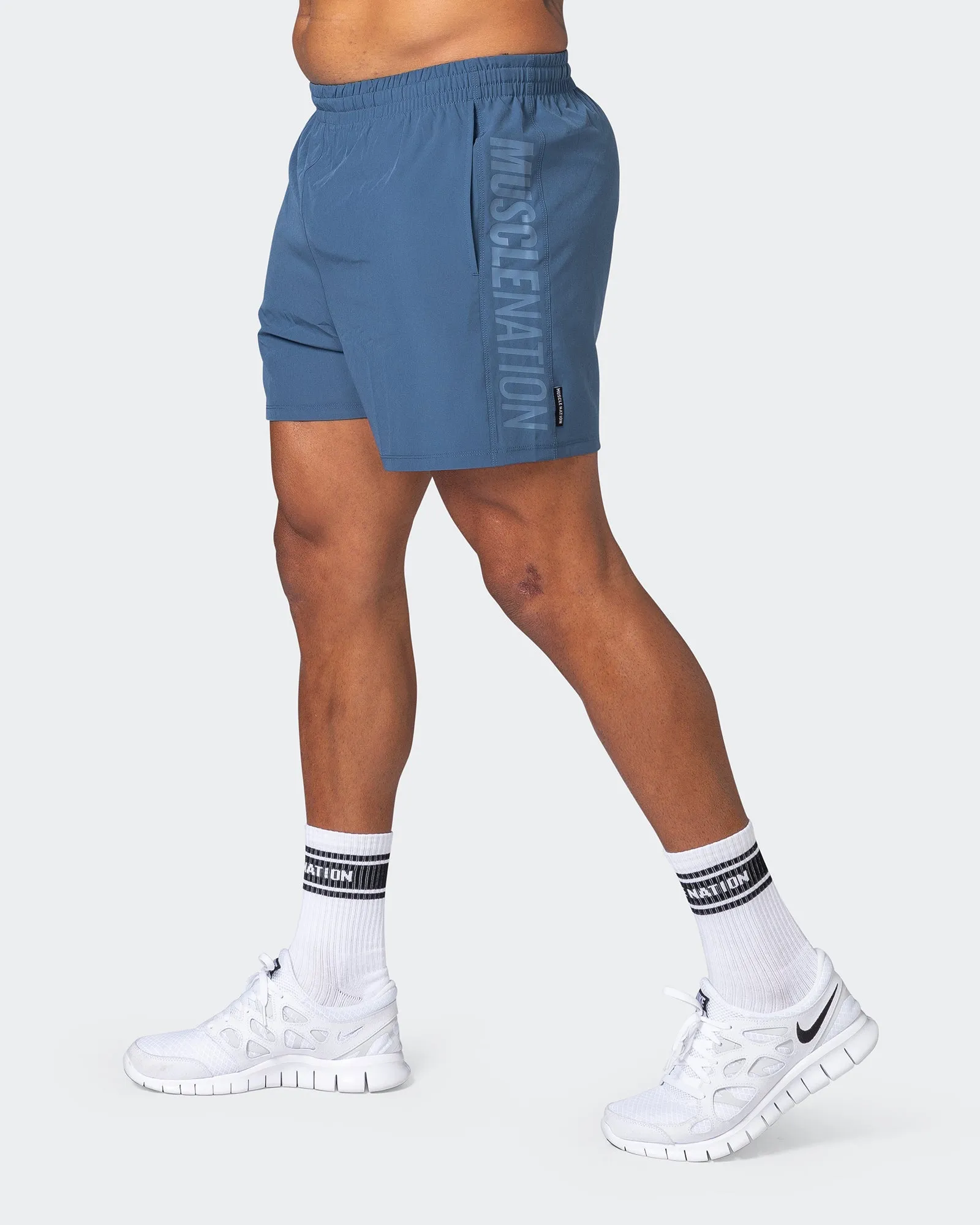 Function 4" Shorts - Denim Blue