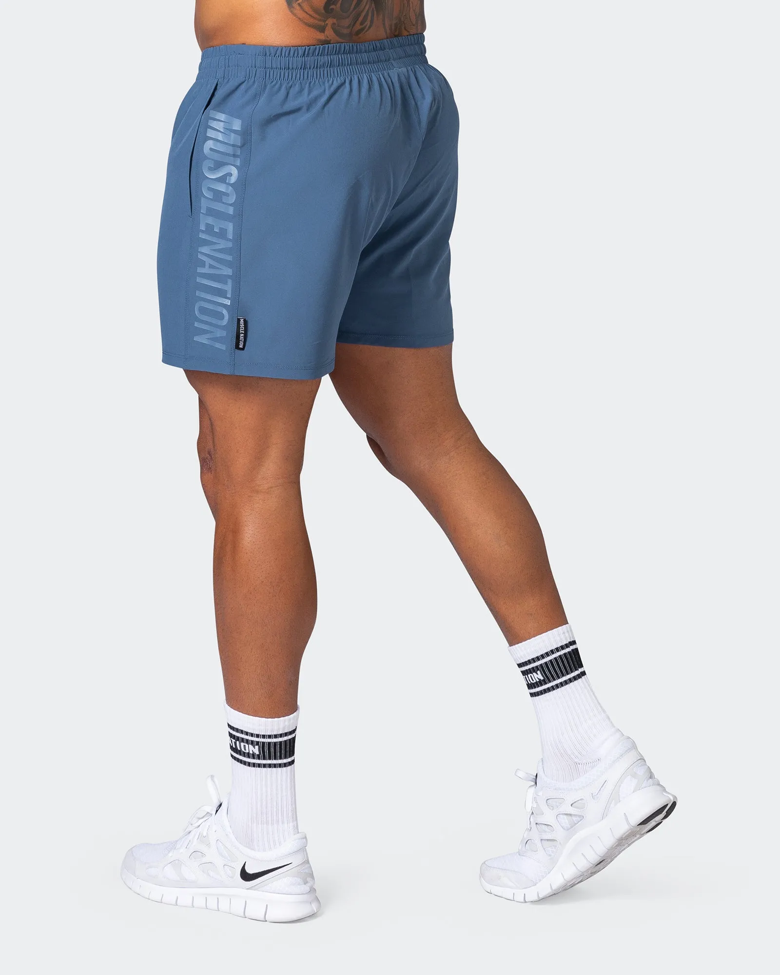 Function 4" Shorts - Denim Blue