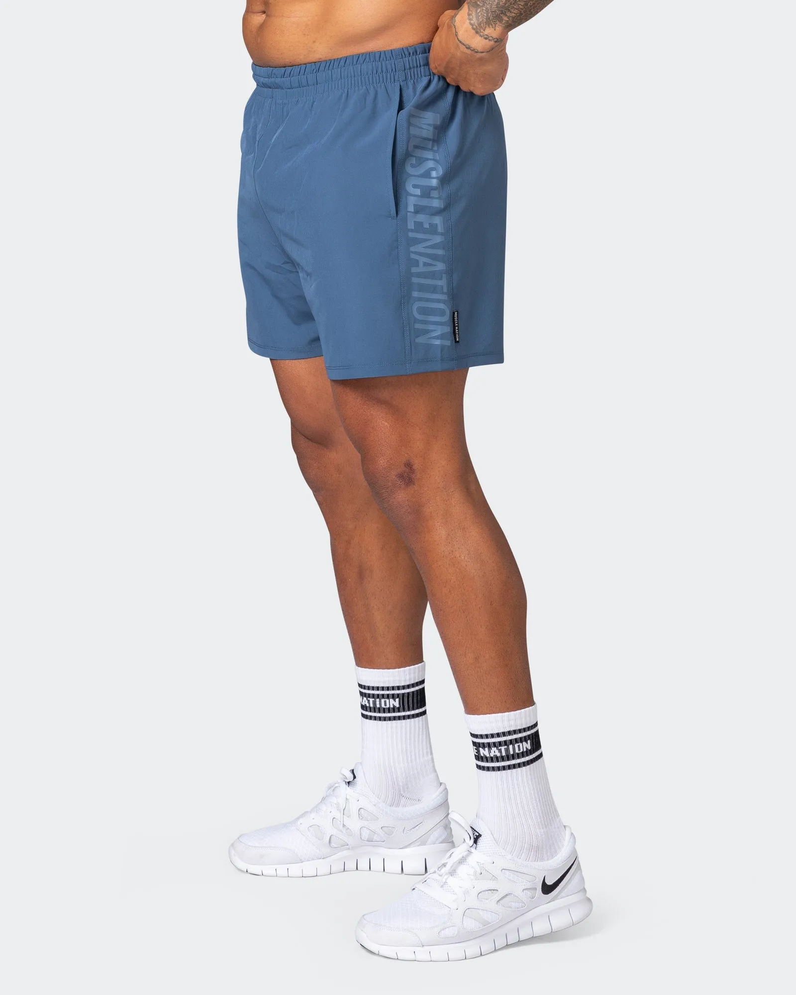 Function 4" Shorts - Denim Blue