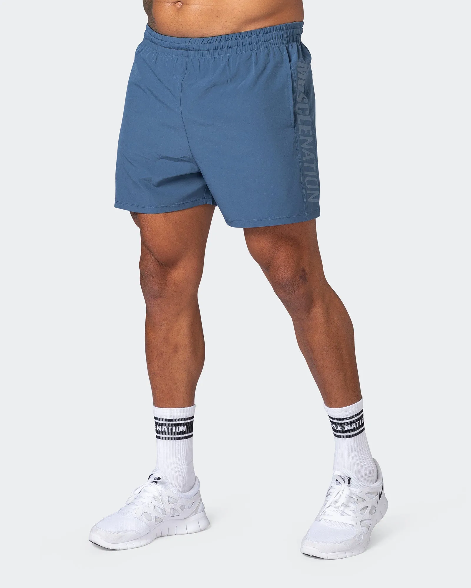 Function 4" Shorts - Denim Blue