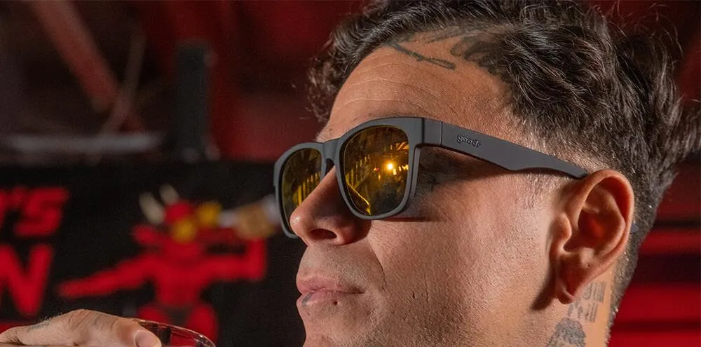 Goodr BFG sunglasses- Beelzebub's Bourbon Burpees