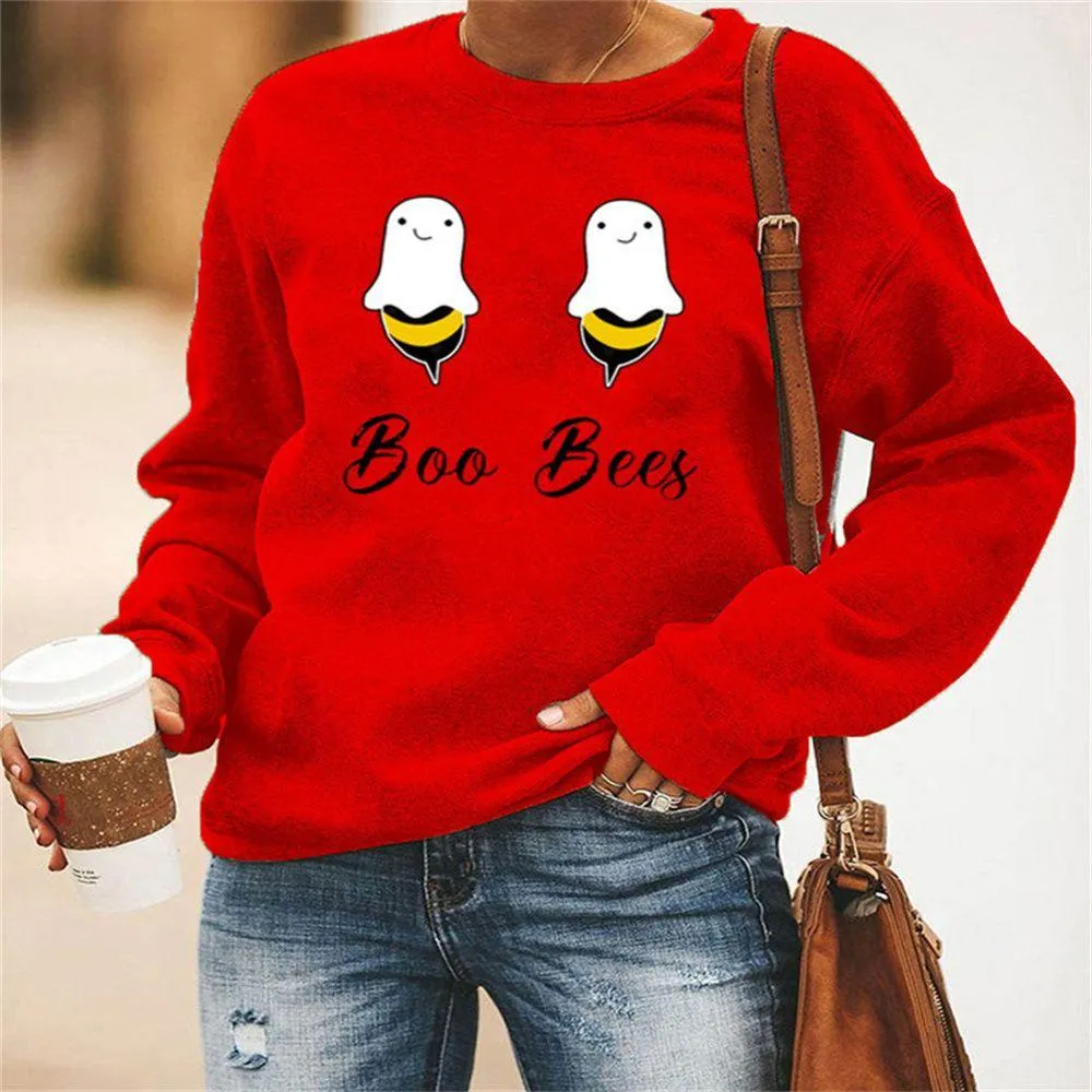 Graphic long Sleeve Shirts Boo Bees