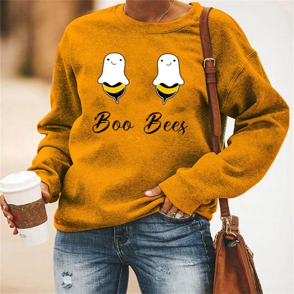 Graphic long Sleeve Shirts Boo Bees