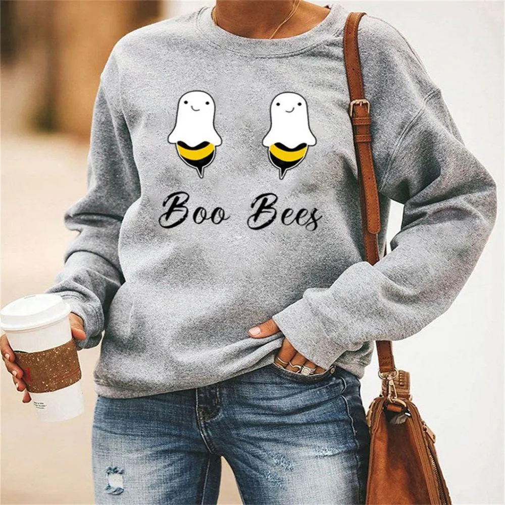 Graphic long Sleeve Shirts Boo Bees