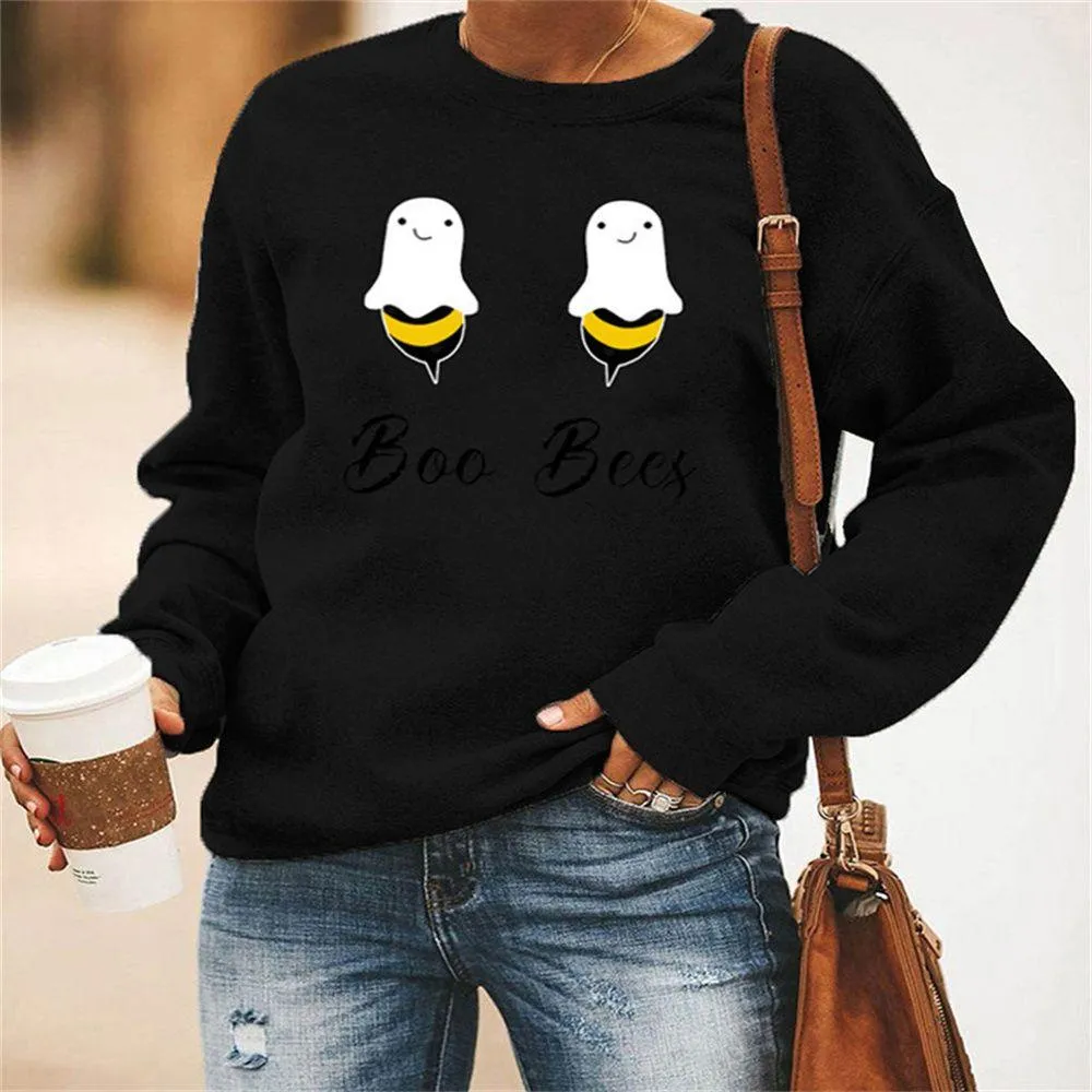 Graphic long Sleeve Shirts Boo Bees