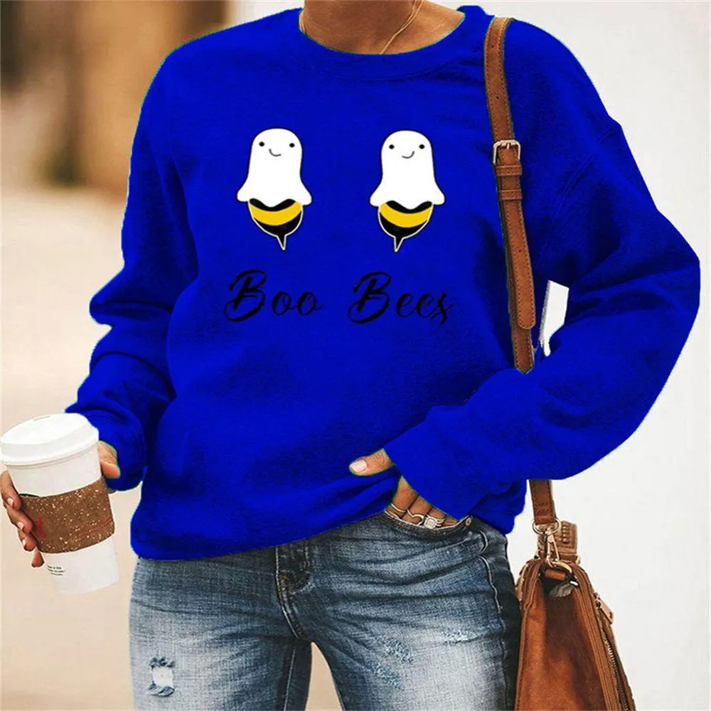 Graphic long Sleeve Shirts Boo Bees