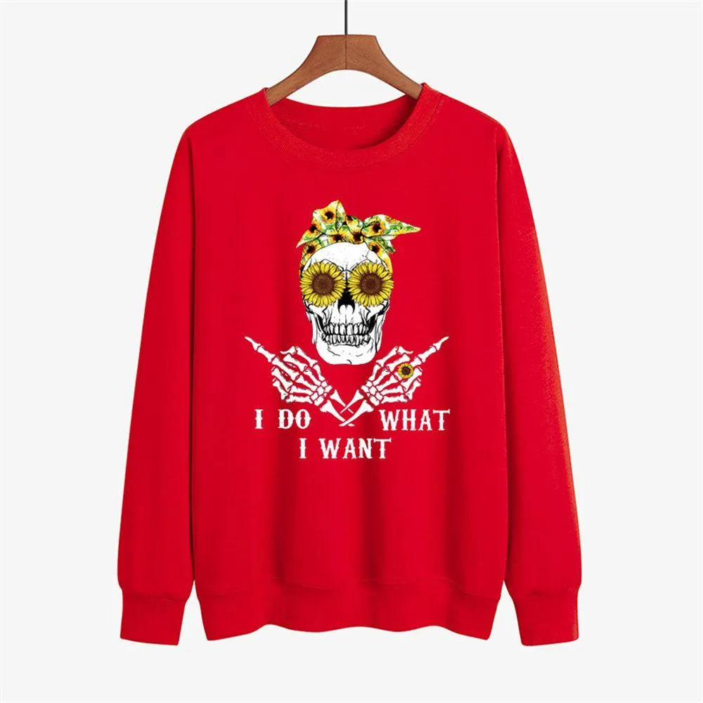 Graphic long Sleeve Shirts I Do What I Want