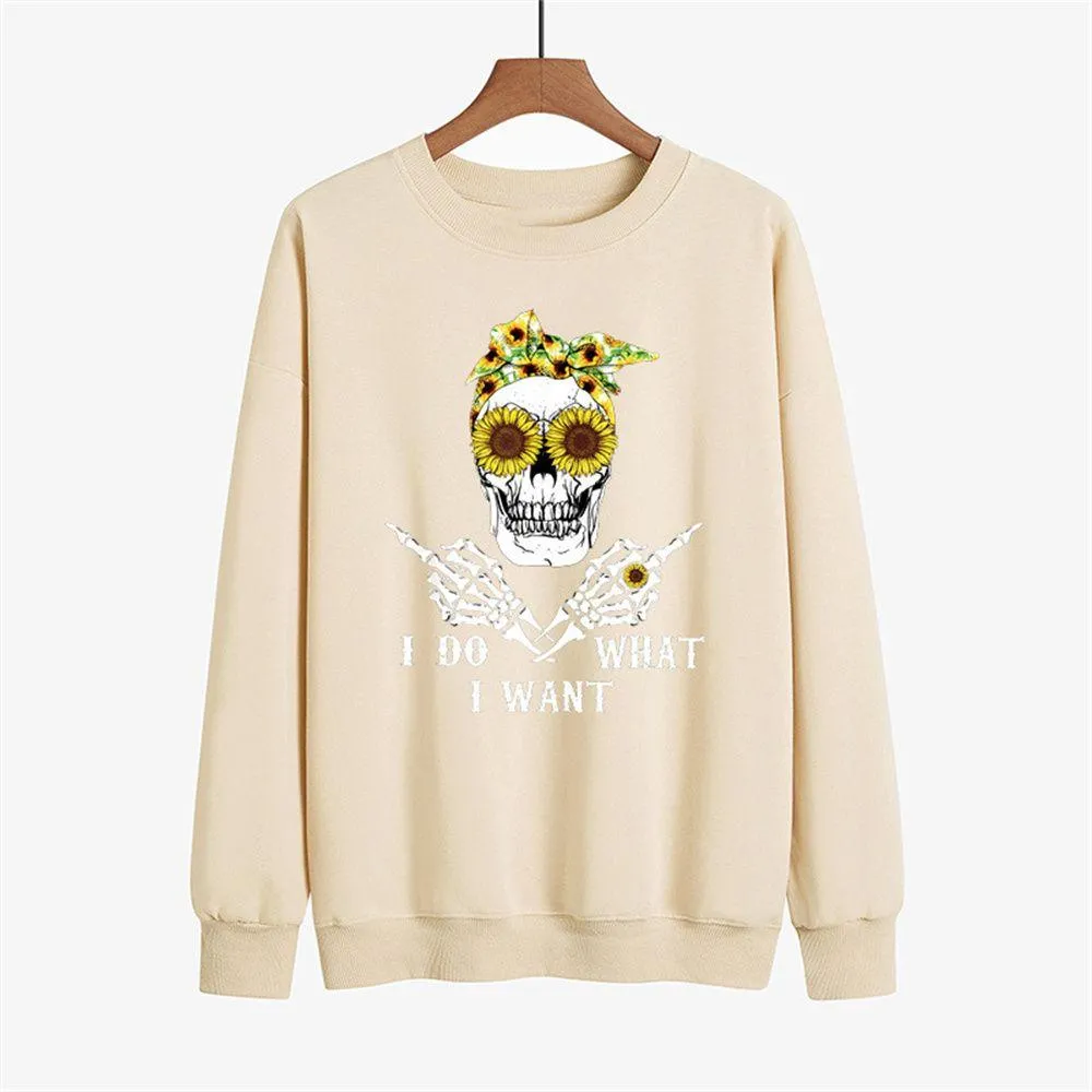 Graphic long Sleeve Shirts I Do What I Want