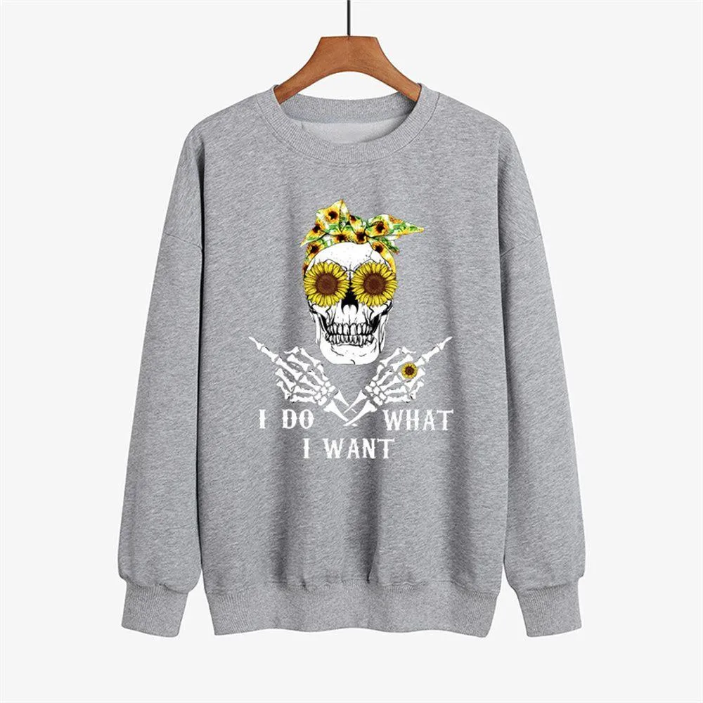 Graphic long Sleeve Shirts I Do What I Want