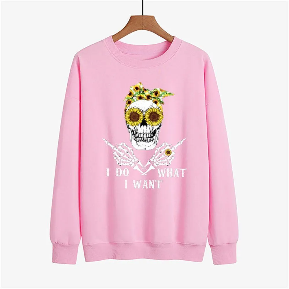 Graphic long Sleeve Shirts I Do What I Want