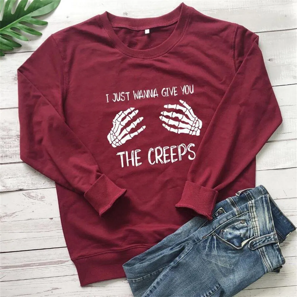 Graphic long Sleeve Shirts The Creeps