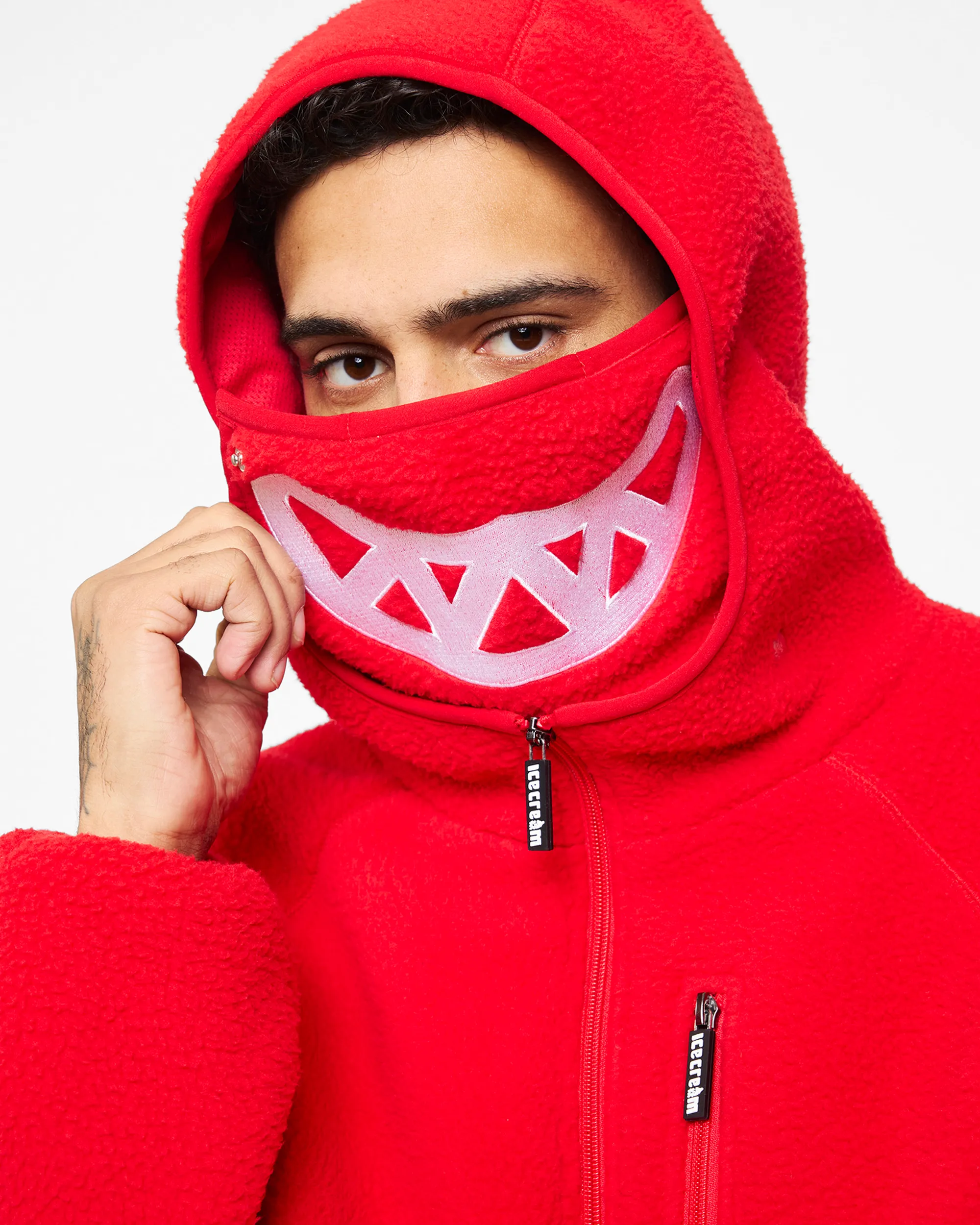 Grin Zip Front Hoodie