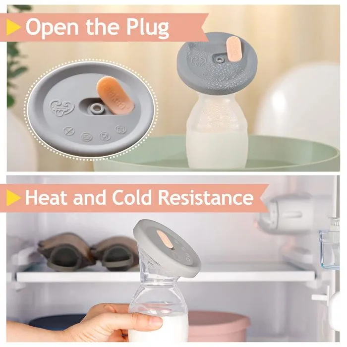 Haakaa Gen 2 Silicone Manual Breast Pump, 100ml (w/ Suction Base & Lid) - 3 Color