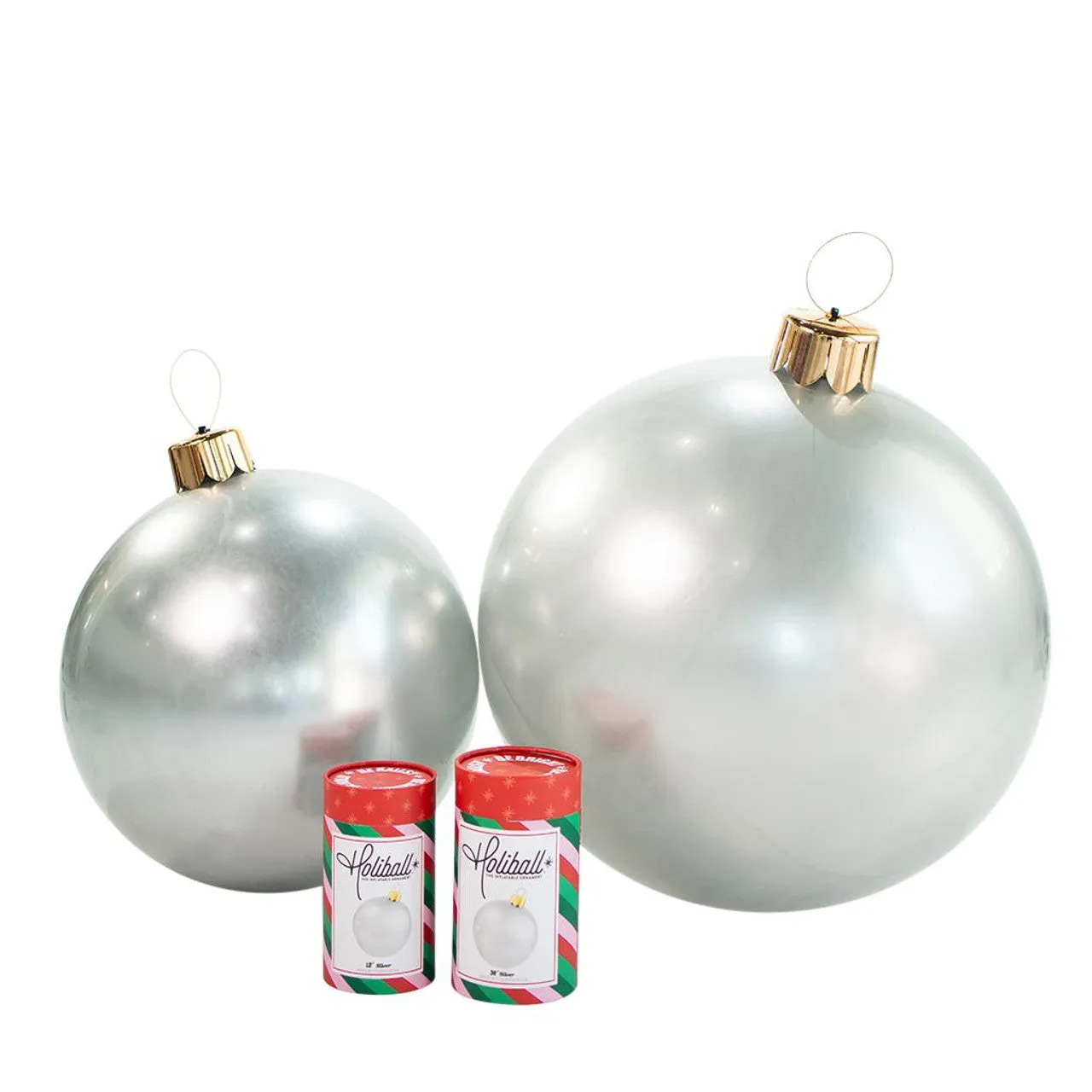 HOLIBALL- 30" SILVER INFLATABLE BALL