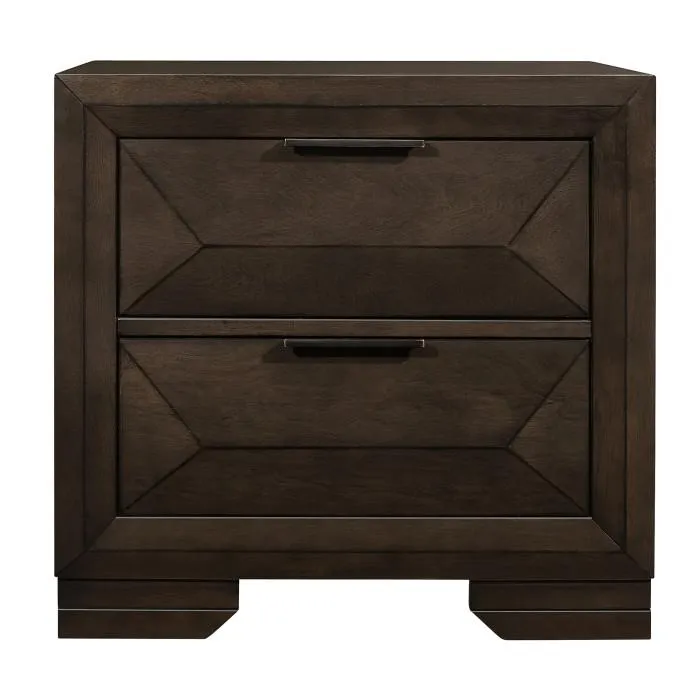 Homelegance Chesky Nightstand in Warm Espresso 1753-4