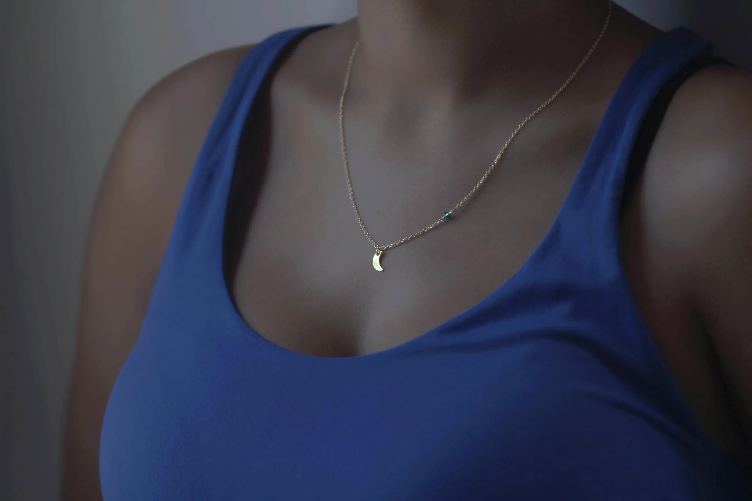 I Love You To The Moon And Back Necklace - Silver