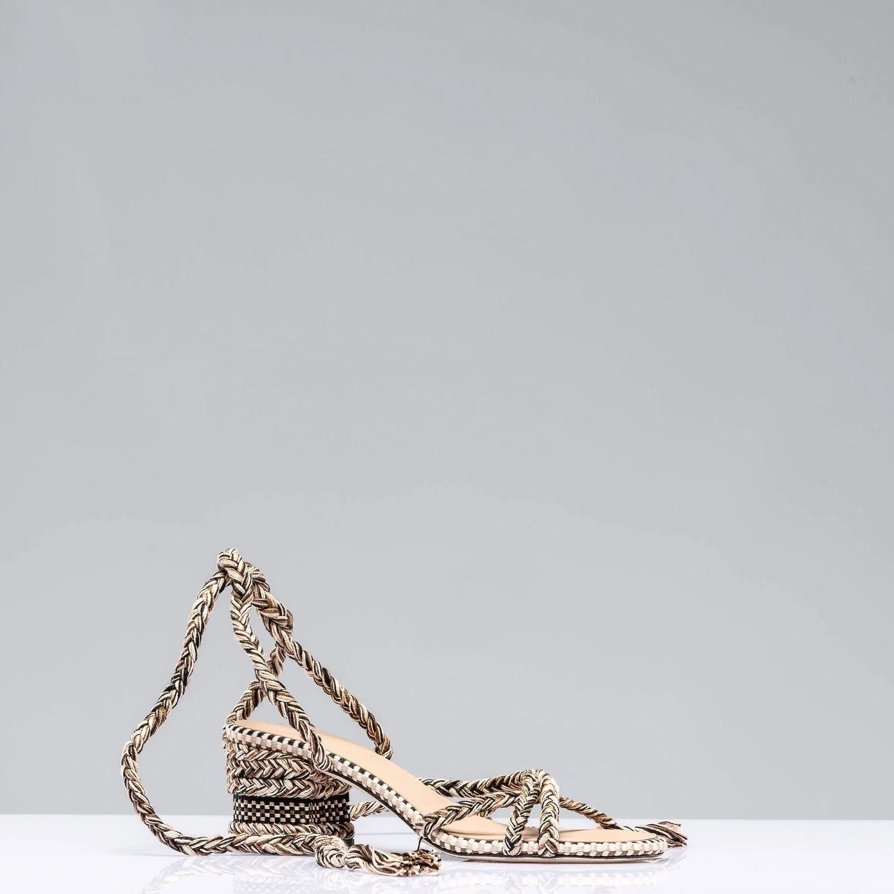 Isabel Tie Sandal In Sand