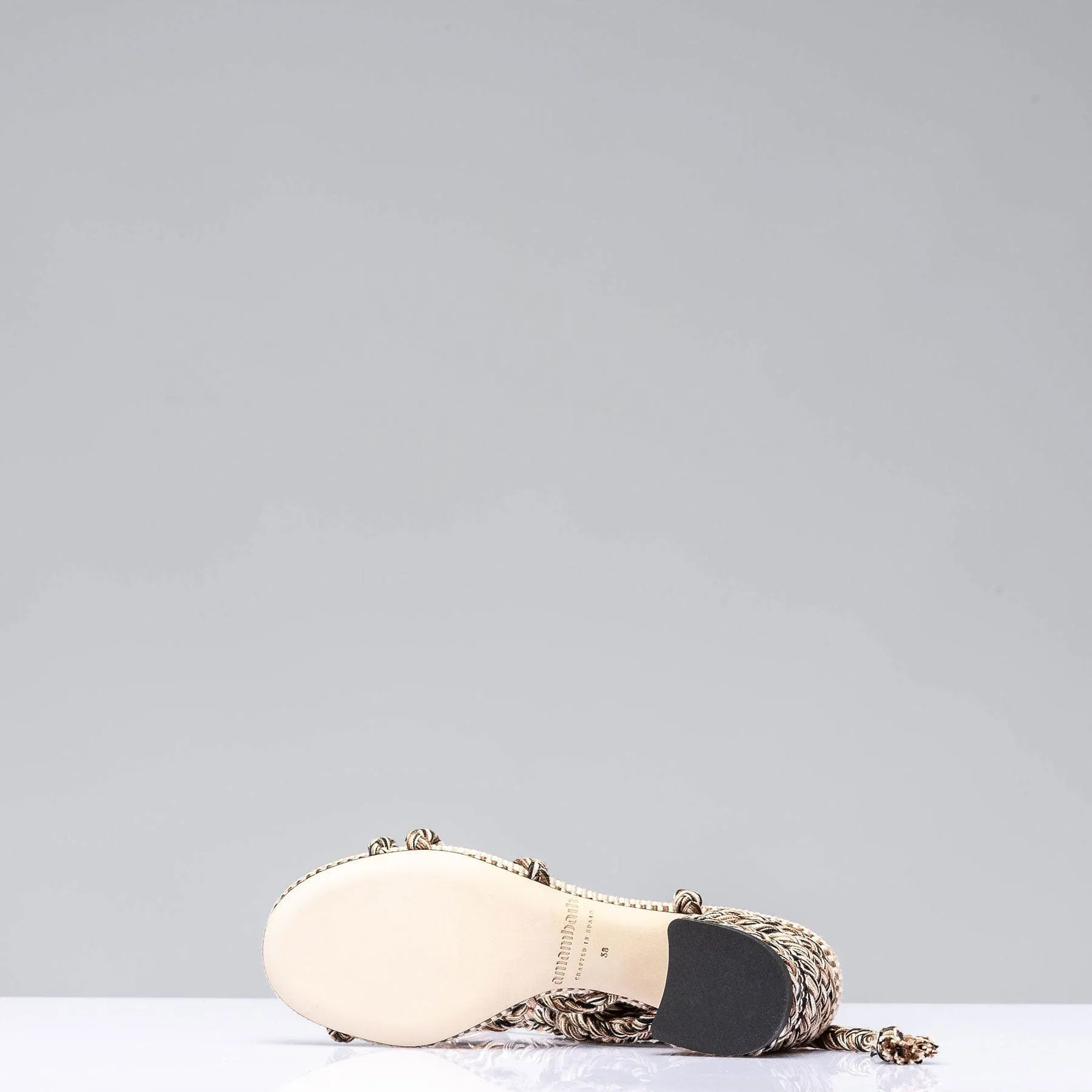 Isabel Tie Sandal In Sand