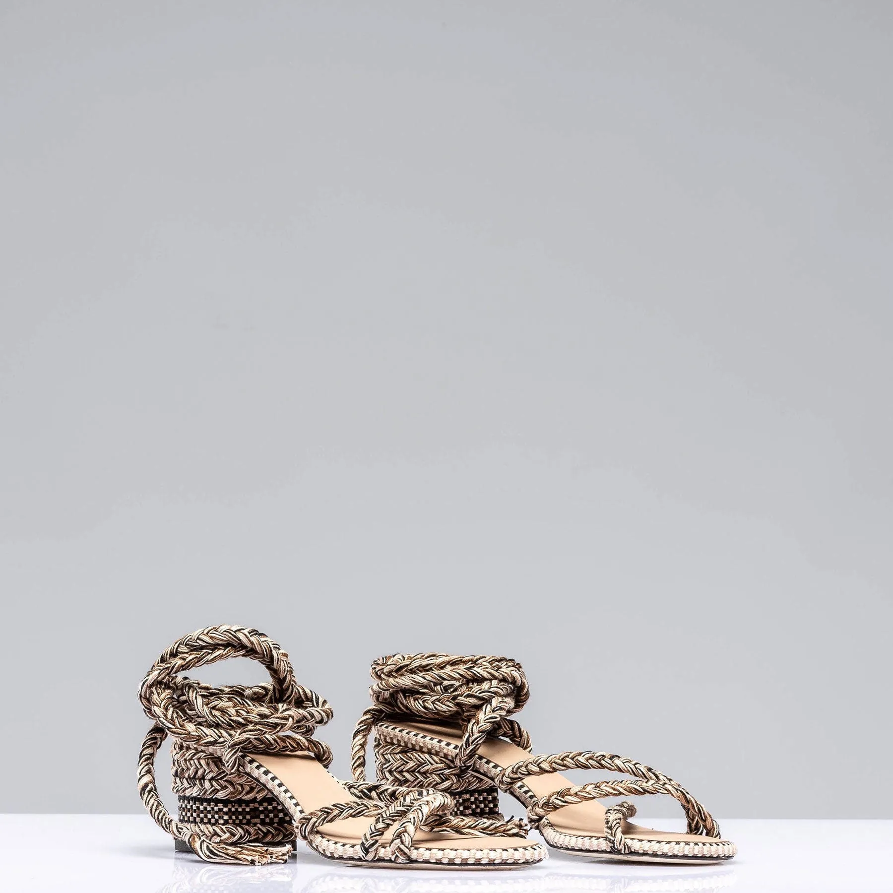Isabel Tie Sandal In Sand