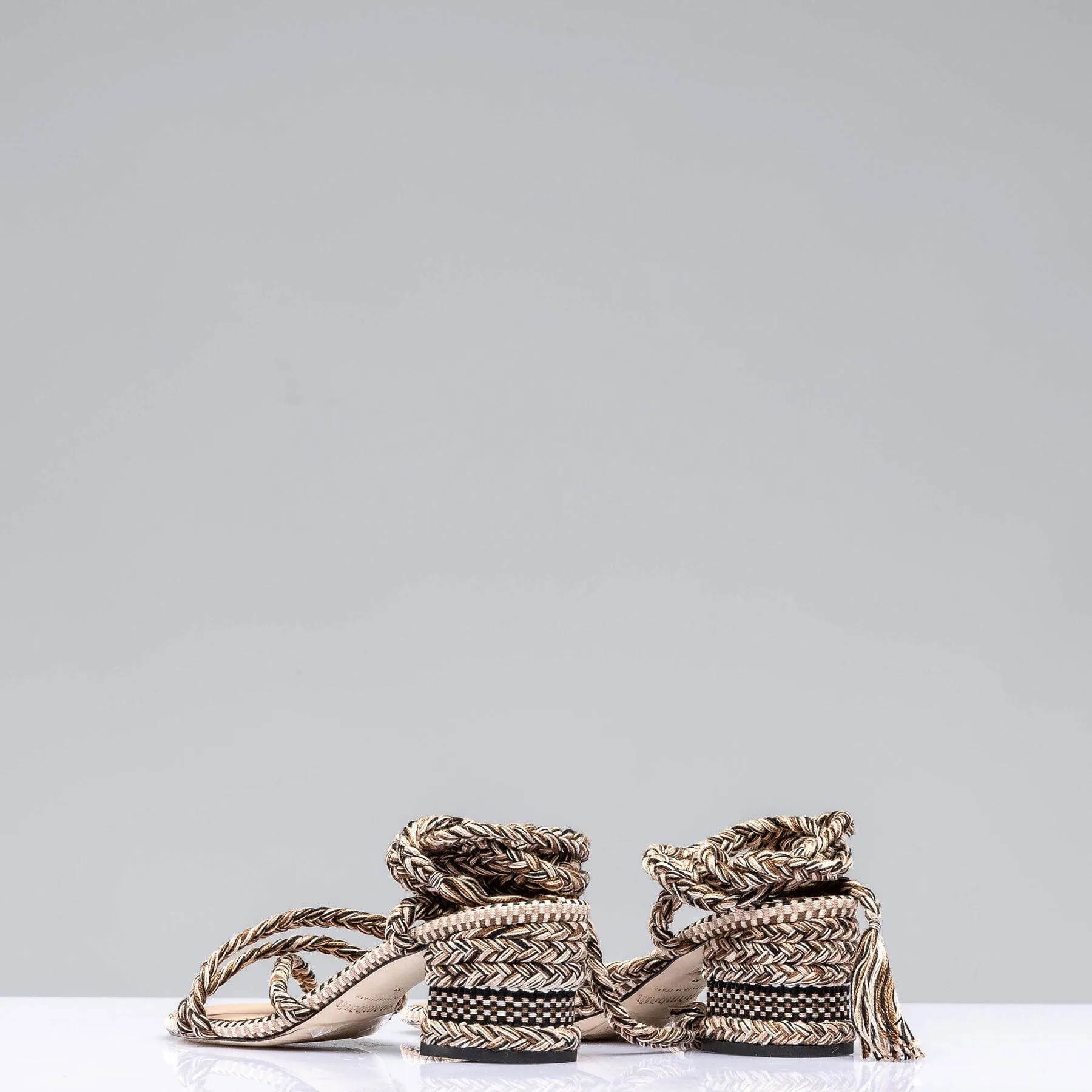 Isabel Tie Sandal In Sand