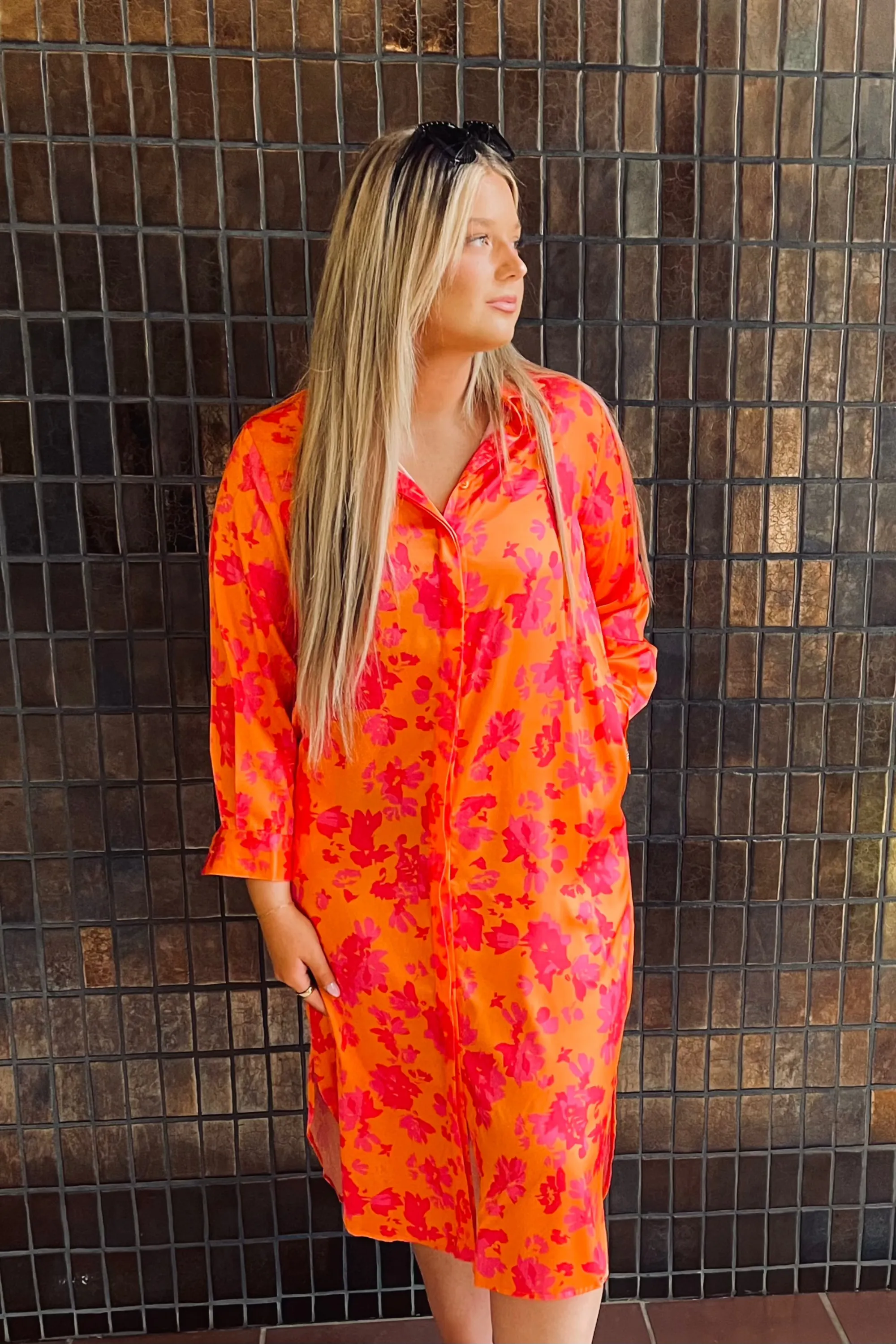 Jace Woven Print Dress