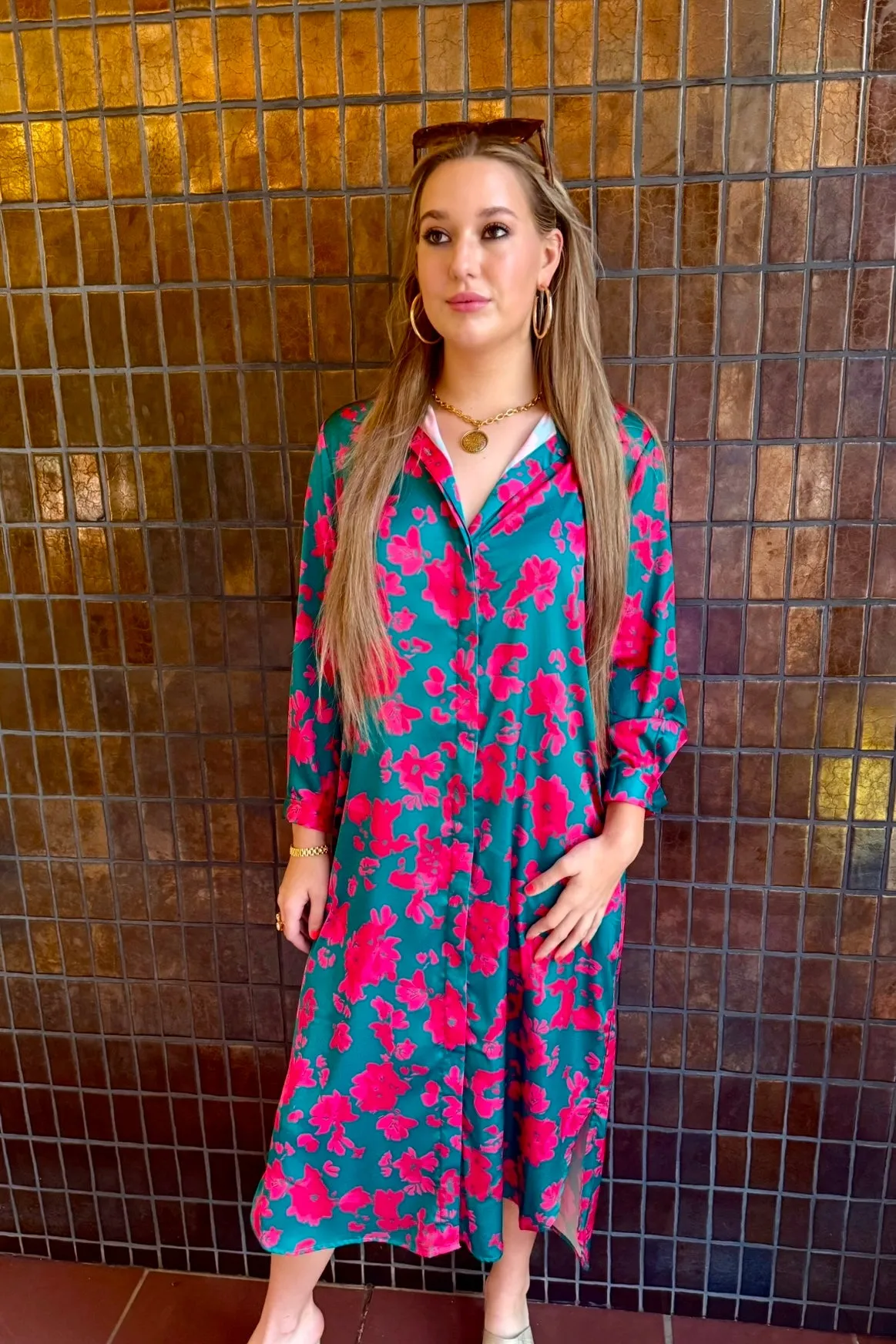 Jace Woven Print Dress