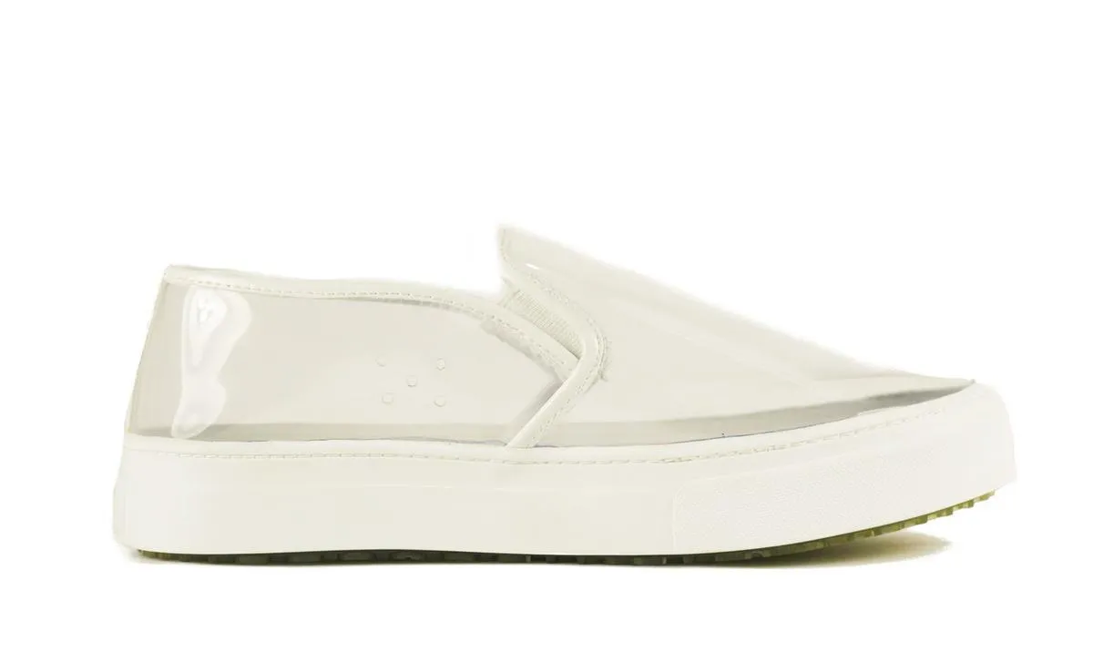 Jeffrey Campbell: Sarlo Clear White Patent Flatform