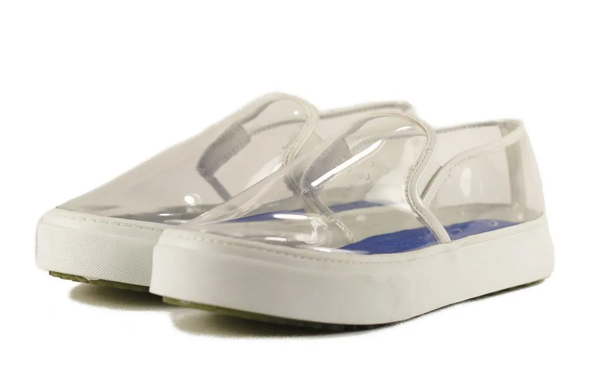 Jeffrey Campbell: Sarlo Clear White Patent Flatform