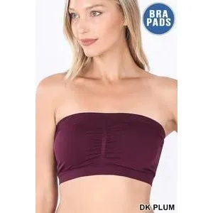 Just In Time Bandeau-Plum