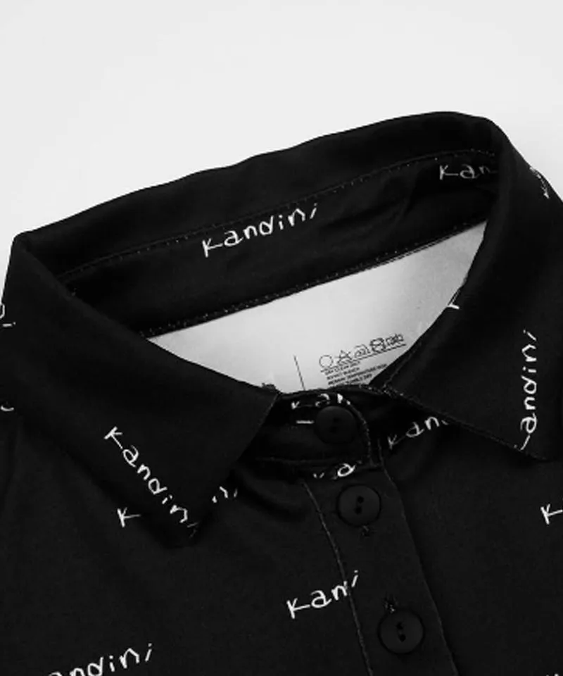 KANDINI Soft & Warm Pique T-Shirt - Black