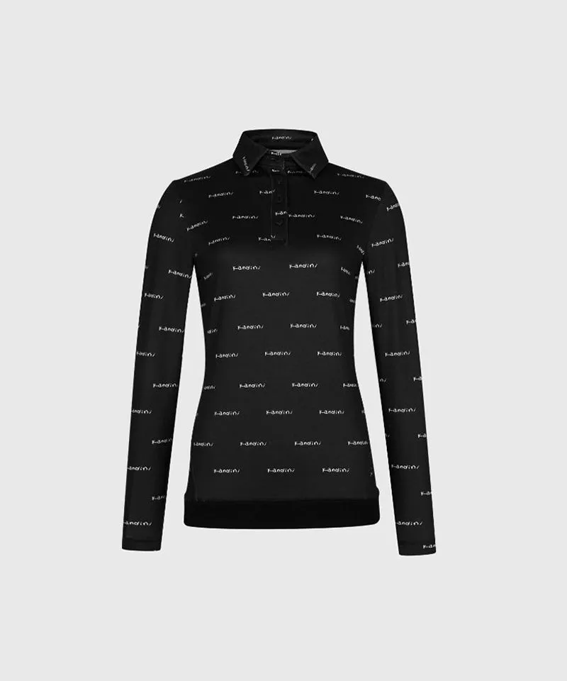 KANDINI Soft & Warm Pique T-Shirt - Black