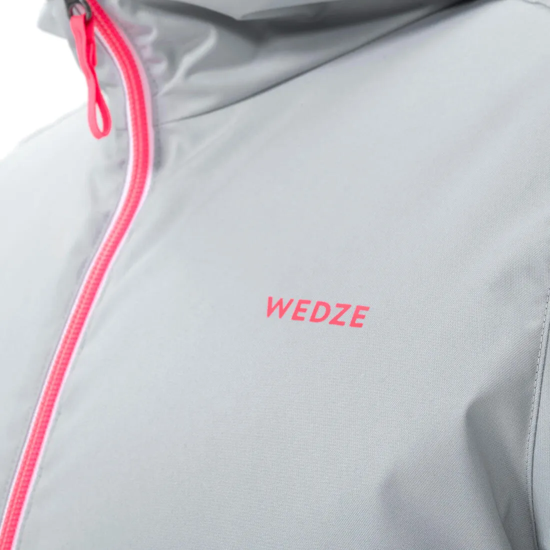 KIDS’ WARM AND WATERPROOF SKI JACKET   - 100 - GREY