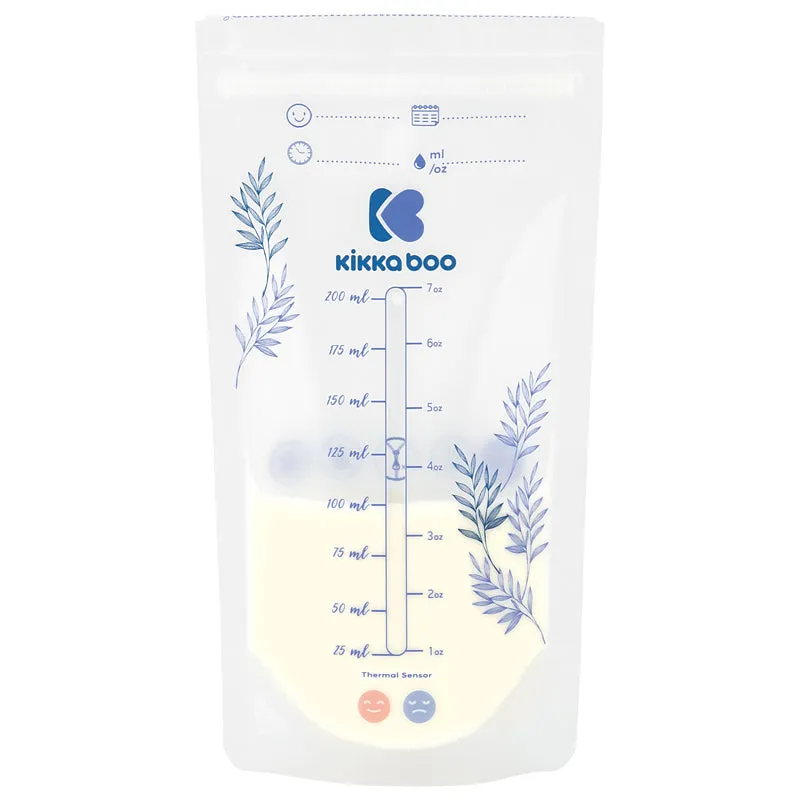 Kikka Boo Milk Storage Bags With Temperature Sensor 25Pk