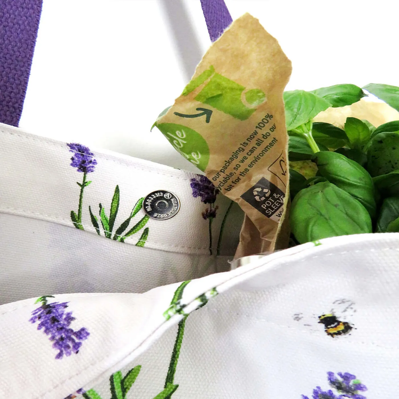 Lamont lavare Cotton Canvas Tote Bag