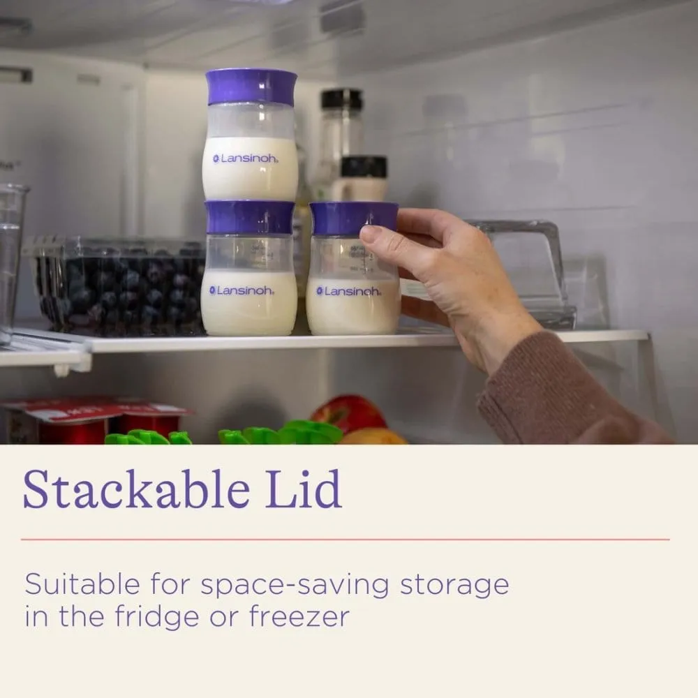 Lansinoh Breastmilk Storage Bottles (4 Pack)