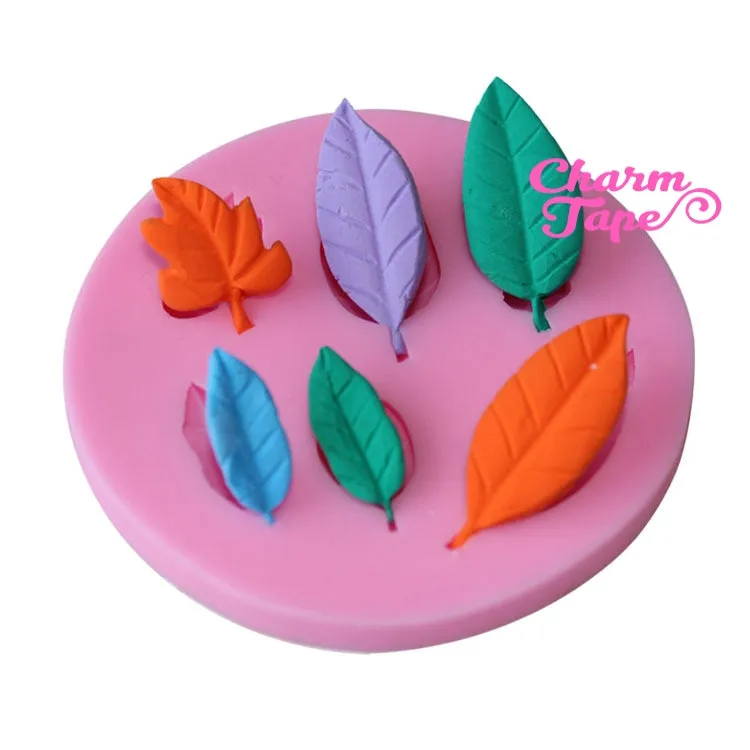 Leaf Leaves Silicone Mold -food mold / uv resin molds C005