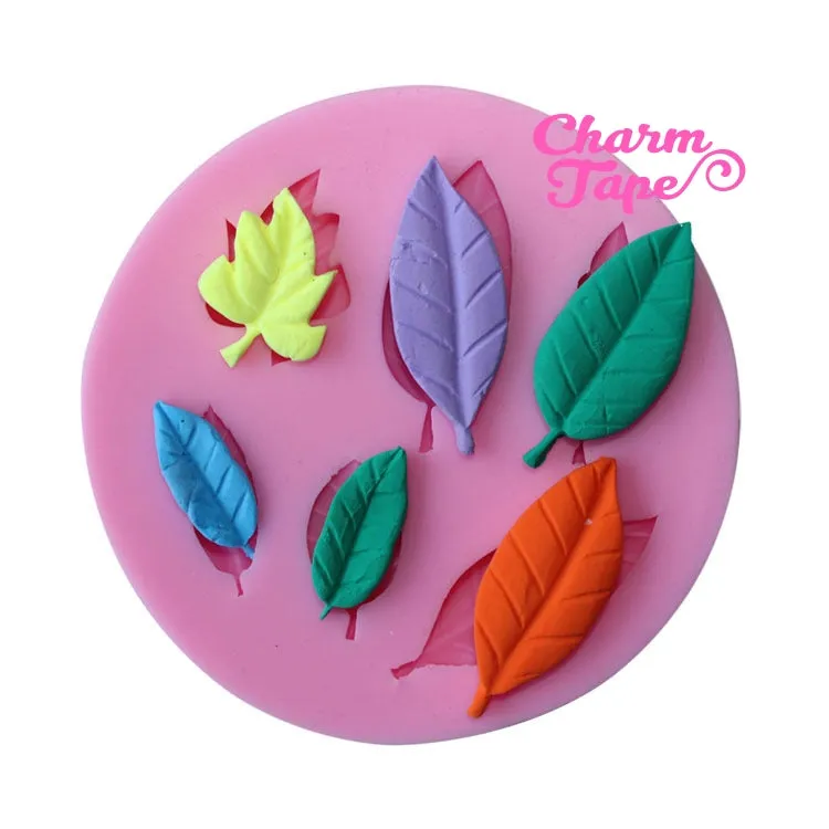Leaf Leaves Silicone Mold -food mold / uv resin molds C005