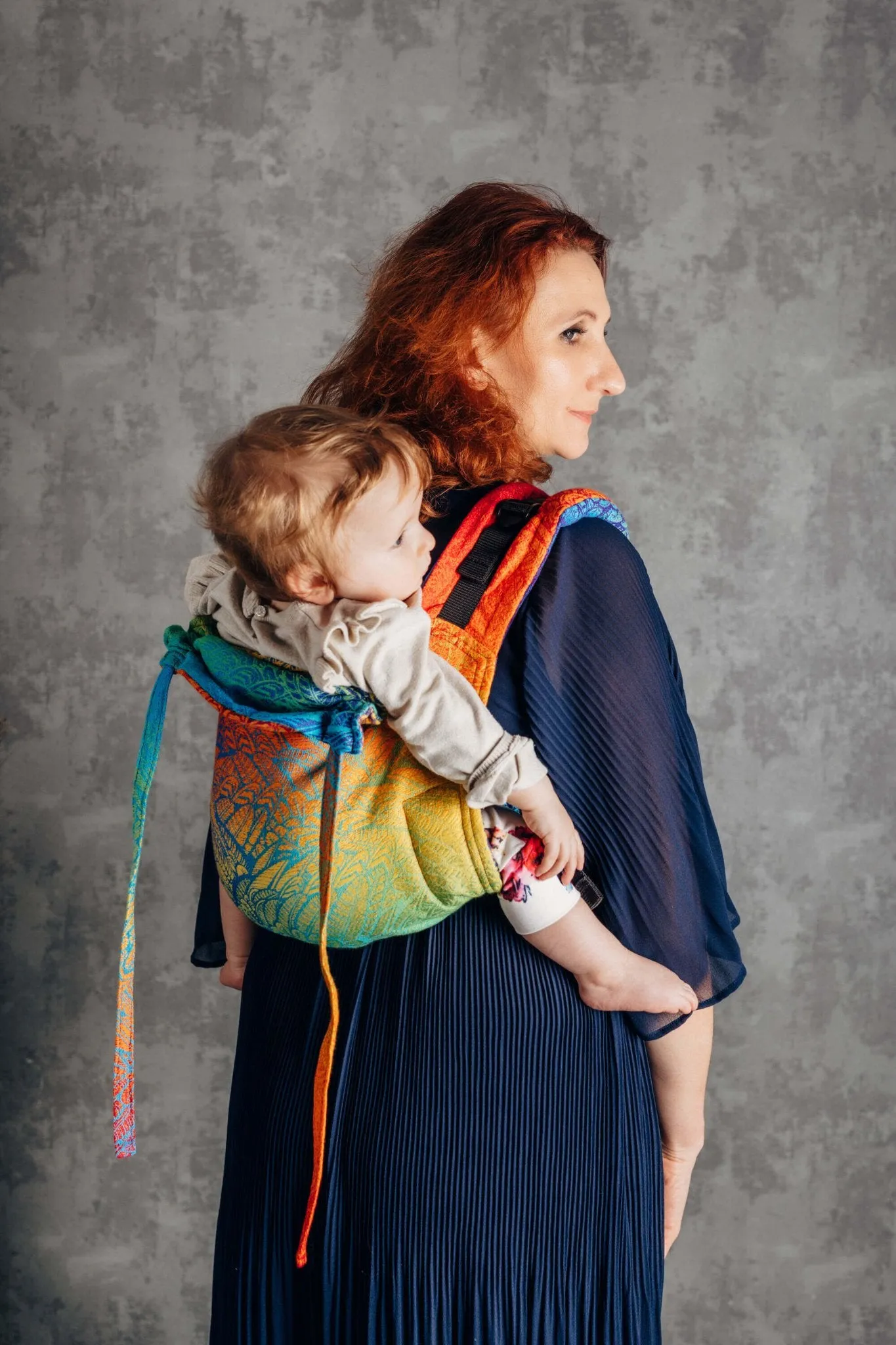 LennyLamb Onbuhimo Standard size Rainbow Wild Soul