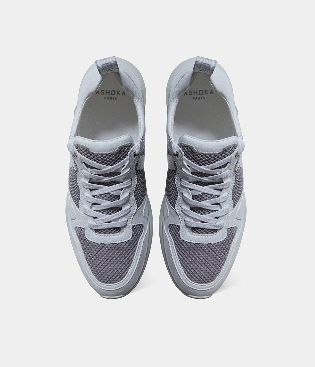 Lewis Unisex Biosorced & Recycled Vegan Running Trainers | White