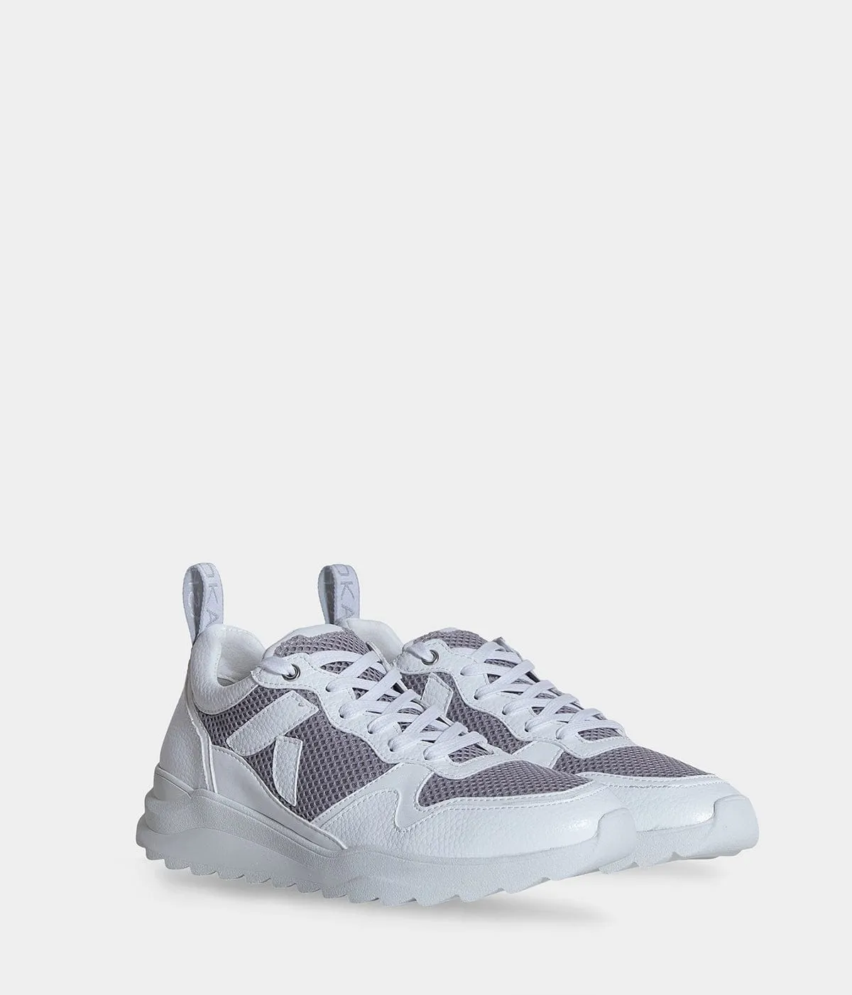Lewis Unisex Biosorced & Recycled Vegan Running Trainers | White