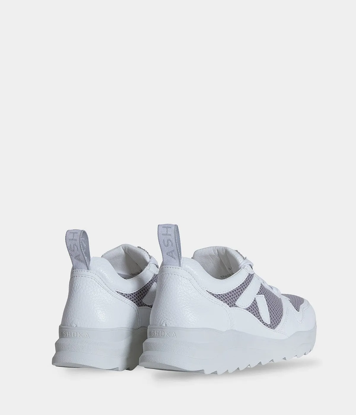 Lewis Unisex Biosorced & Recycled Vegan Running Trainers | White