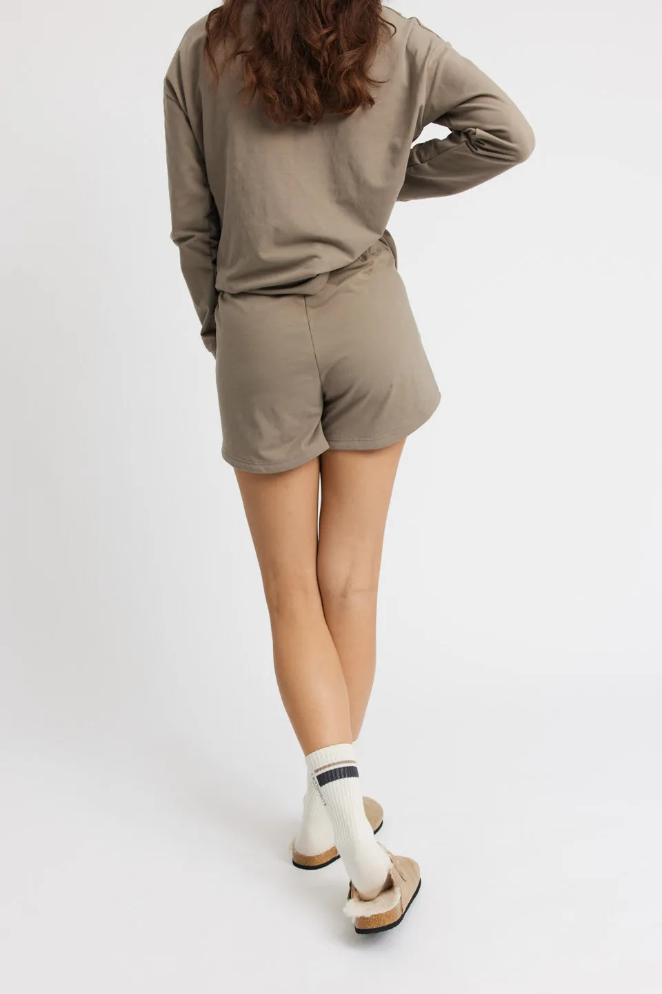 Light Sweat Shorts HANGOUT - warm grey