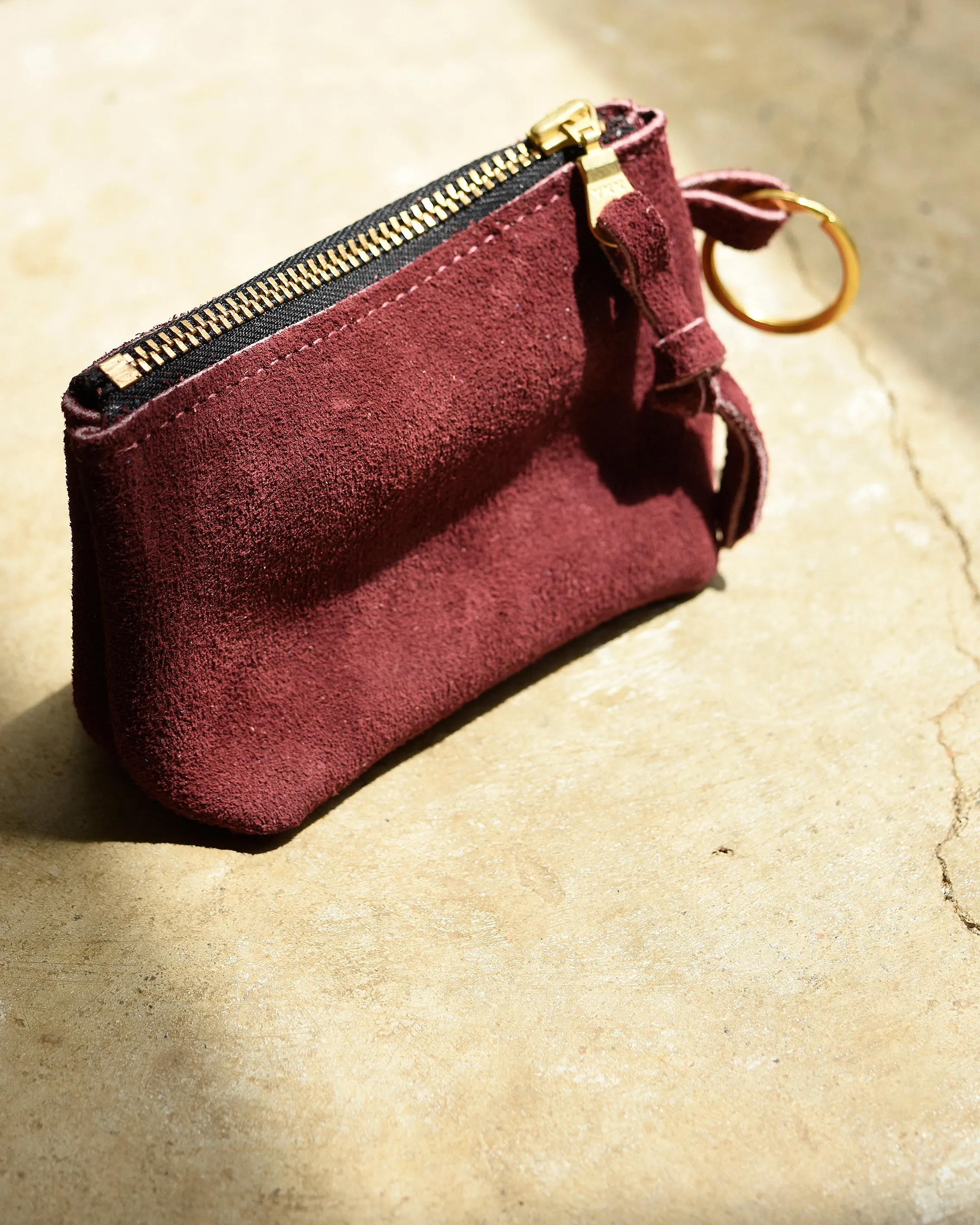 Lil' Softie - Suede Zip Coin Pouch