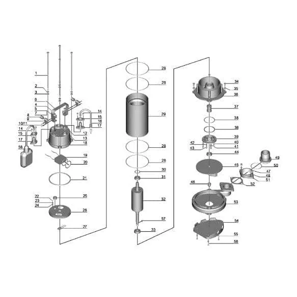 LuckyPro Stainless Steel Sewage Submersible Water Pump 2.0HP - VH1500F