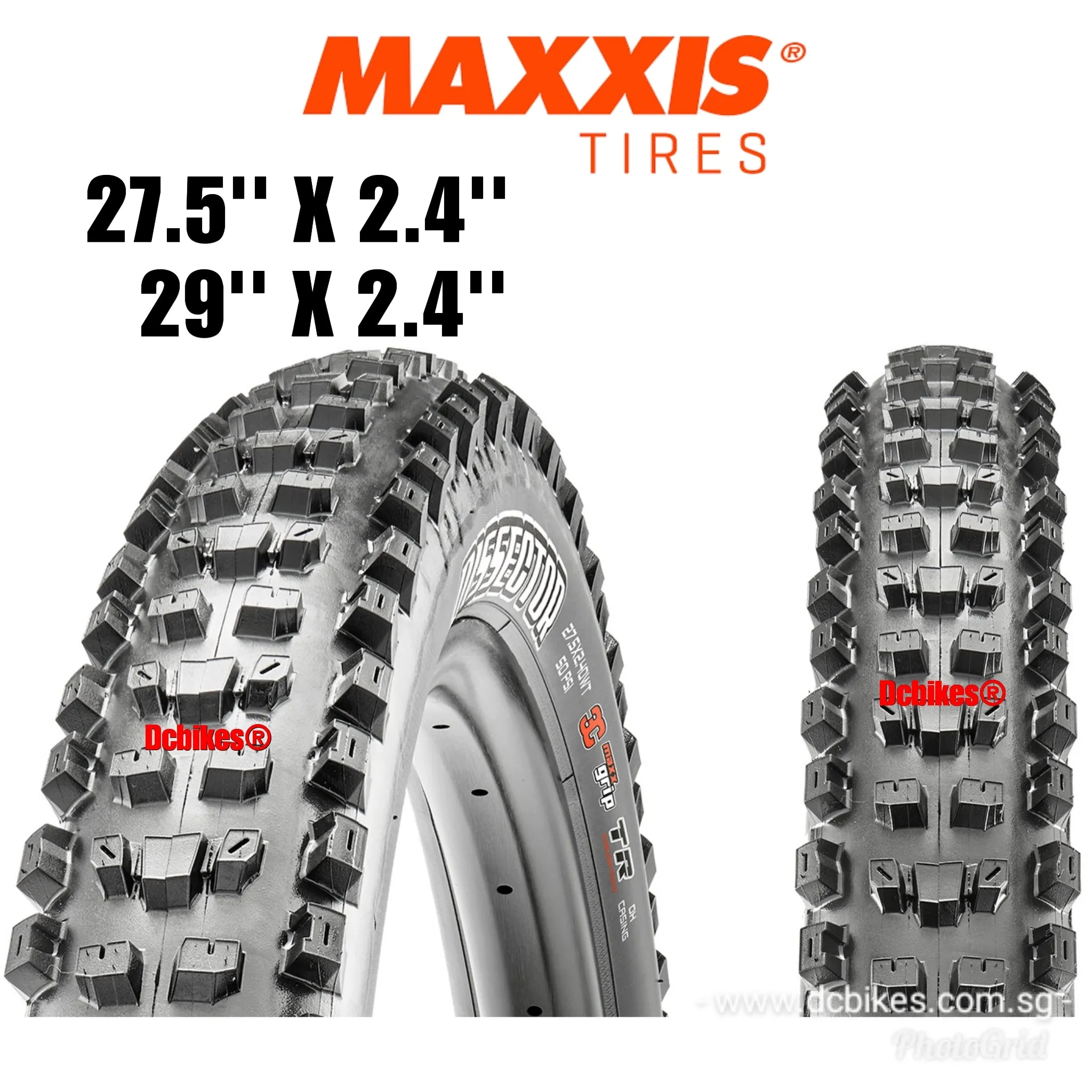 Maxxis 27.5 | 29 X 2.4 Dissector WT 3C Maxx Terra Downhill Tubeless Ready Folding Tyres (1 Tire)