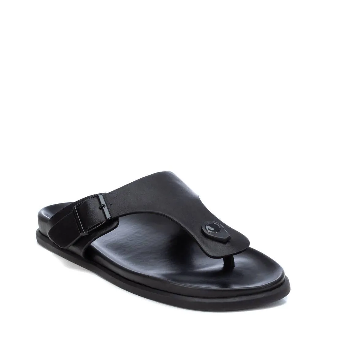 Men's Buckle Sandals By Xti-44929-Black