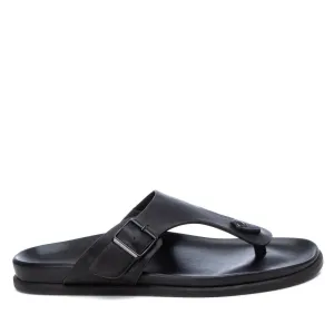 Men's Buckle Sandals By Xti-44929-Black