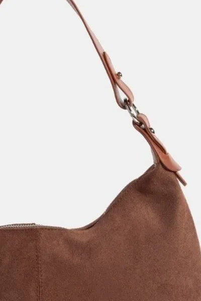 Middle Stitch Zipper Handbag