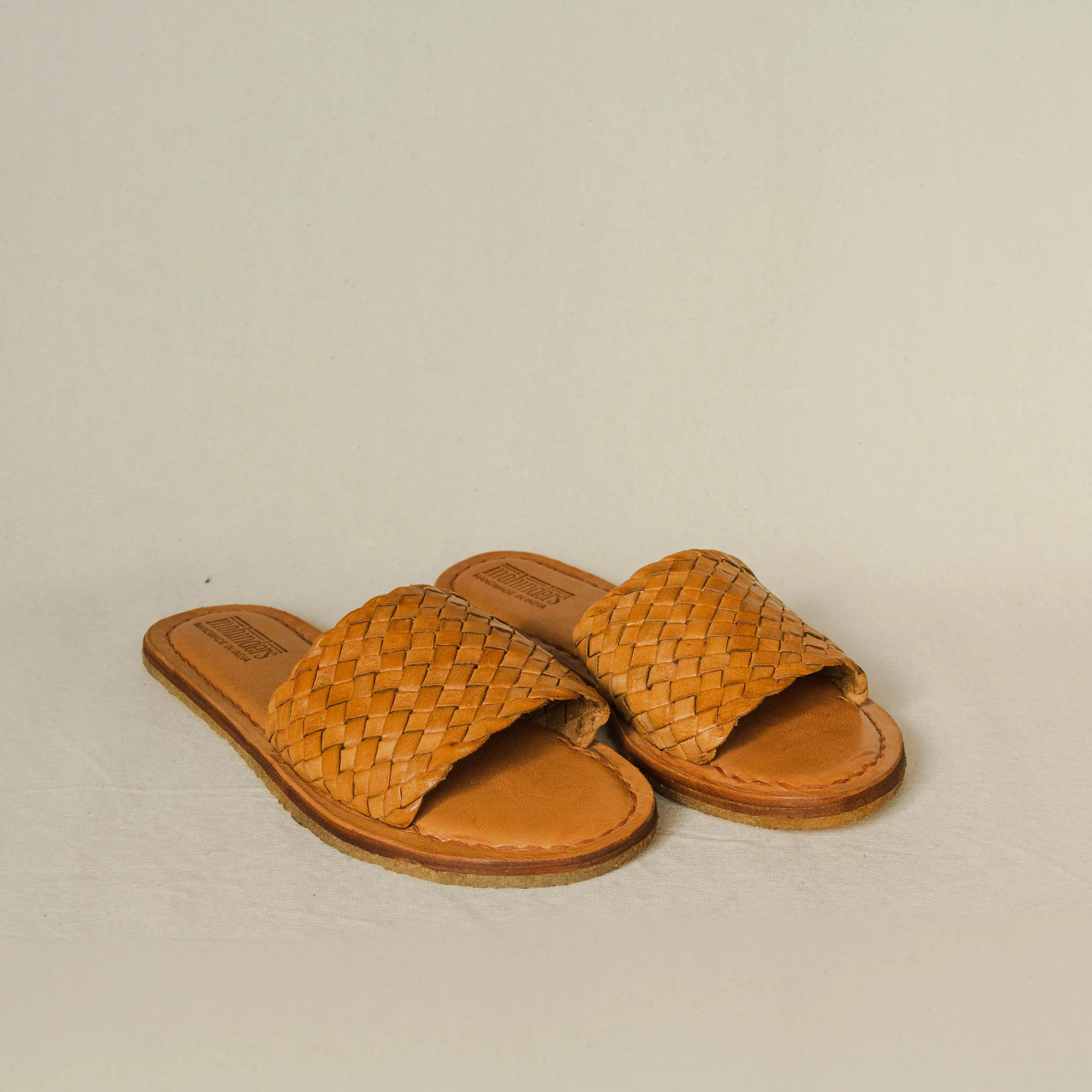 Mohinders Women's Woven Sandal in Honey